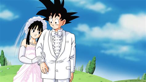 Goku and chichi wedding - In these episodes, Goku and Chi-Chi are getting ready to get married, when a fire breaks out in the Ox-King's castle. Desperate to save Chi-Chi's mother's wedding …